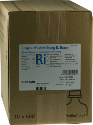 RINGER LÖSUNG B.Braun Ecoflac Plus