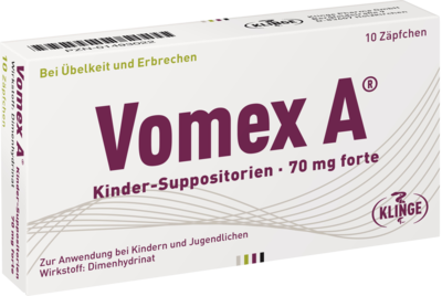 VOMEX A Kinder-Suppositorien 70 mg forte