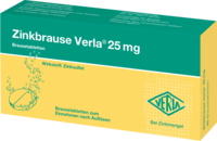 ZINKBRAUSE Verla 25 mg Brausetabletten