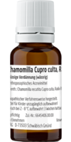 CHAMOMILLA CUPRO culta Radix Rh D 3 Dilution