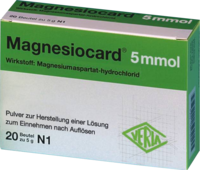 MAGNESIOCARD 5 mmol Plv.z.Her.e.Lsg.z.Einnehmen