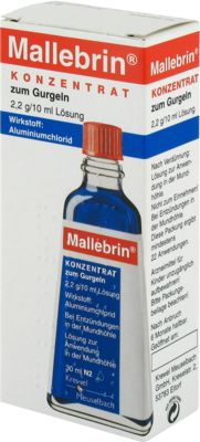 MALLEBRIN Konzentrat zum Gurgeln
