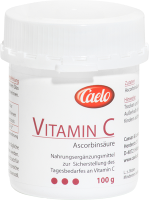 VITAMIN C ASCORBINSÄURE Caelo HV-Packung