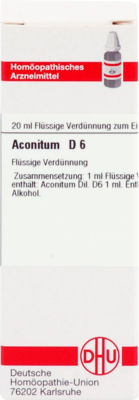 ACONITUM D 6 Dilution