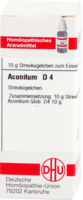 ACONITUM D 4 Globuli