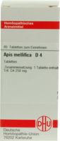 APIS MELLIFICA D 4 Tabletten