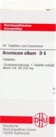ARSENICUM ALBUM D 6 Tabletten