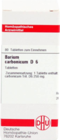 BARIUM CARBONICUM D 6 Tabletten