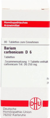 BARIUM CARBONICUM D 6 Tabletten