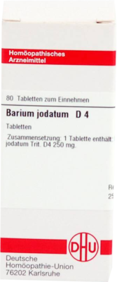 BARIUM JODATUM D 4 Tabletten