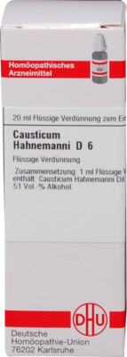 CAUSTICUM HAHNEMANNI D 6 Dilution