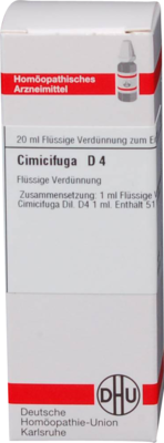 CIMICIFUGA D 4 Dilution