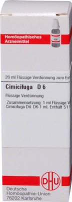 CIMICIFUGA D 6 Dilution
