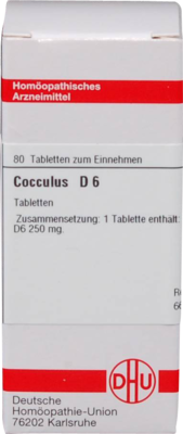 COCCULUS D 6 Tabletten