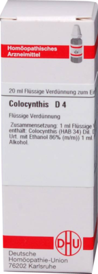 COLOCYNTHIS D 4 Dilution