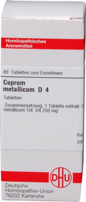 CUPRUM METALLICUM D 4 Tabletten