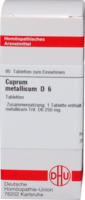 CUPRUM METALLICUM D 6 Tabletten