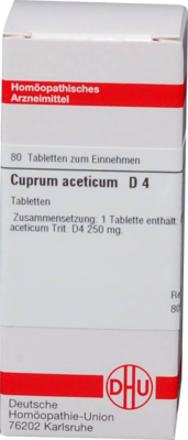CUPRUM ACETICUM D 4 Tabletten