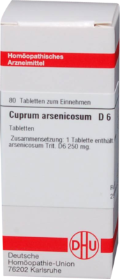 CUPRUM ARSENICOSUM D 6 Tabletten