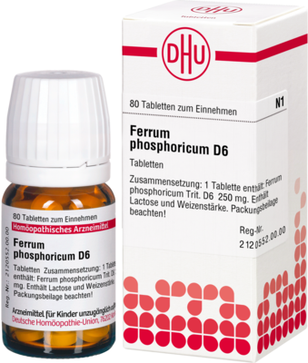 FERRUM PHOSPHORICUM D 6 Tabletten