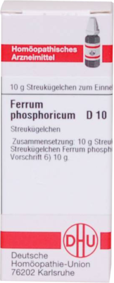 FERRUM PHOSPHORICUM D 10 Globuli