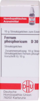 FERRUM PHOSPHORICUM D 30 Globuli