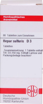 HEPAR SULFURIS D 3 Tabletten