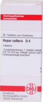 HEPAR SULFURIS D 4 Tabletten