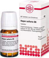 HEPAR SULFURIS D 6 Tabletten
