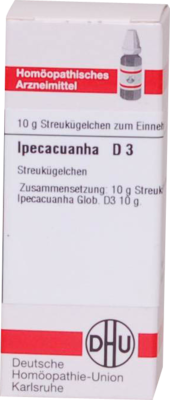 IPECACUANHA D 3 Globuli
