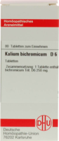 KALIUM BICHROMICUM D 6 Tabletten