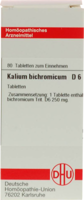 KALIUM BICHROMICUM D 6 Tabletten
