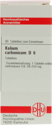 KALIUM CARBONICUM D 6 Tabletten