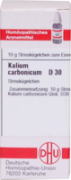 KALIUM CARBONICUM D 30 Globuli
