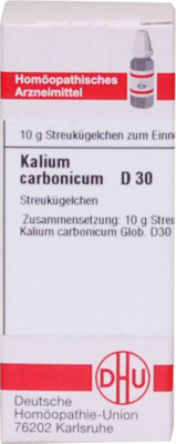 KALIUM CARBONICUM D 30 Globuli