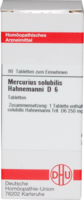 MERCURIUS SOLUBILIS Hahnemanni D 6 Tabletten