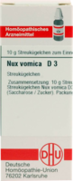 NUX VOMICA D 3 Globuli