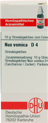 NUX VOMICA D 4 Globuli