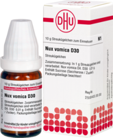 NUX VOMICA D 30 Globuli