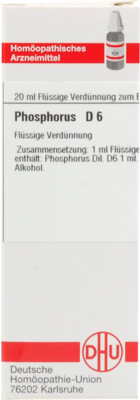 PHOSPHORUS D 6 Dilution