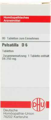 PULSATILLA D 6 Tabletten