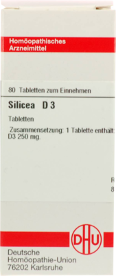SILICEA D 3 Tabletten