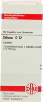 SILICEA D 12 Tabletten