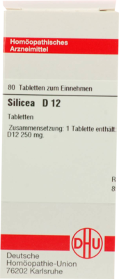 SILICEA D 12 Tabletten