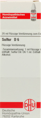 SULFUR D 6 Dilution