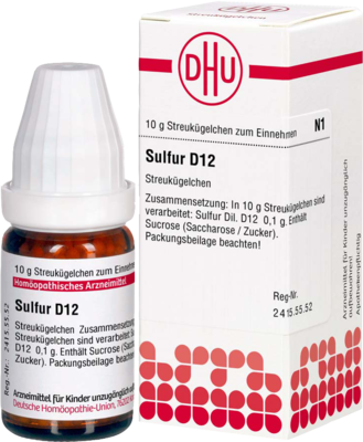 SULFUR D 12 Globuli