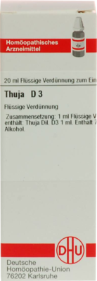 THUJA D 3 Dilution