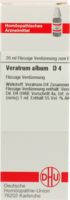 VERATRUM ALBUM D 4 Dilution