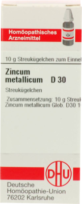 ZINCUM METALLICUM D 30 Globuli