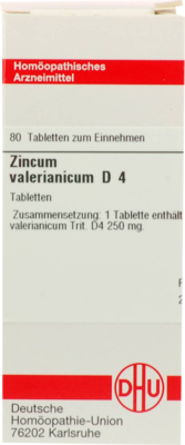 ZINCUM VALERIANICUM D 4 Tabletten